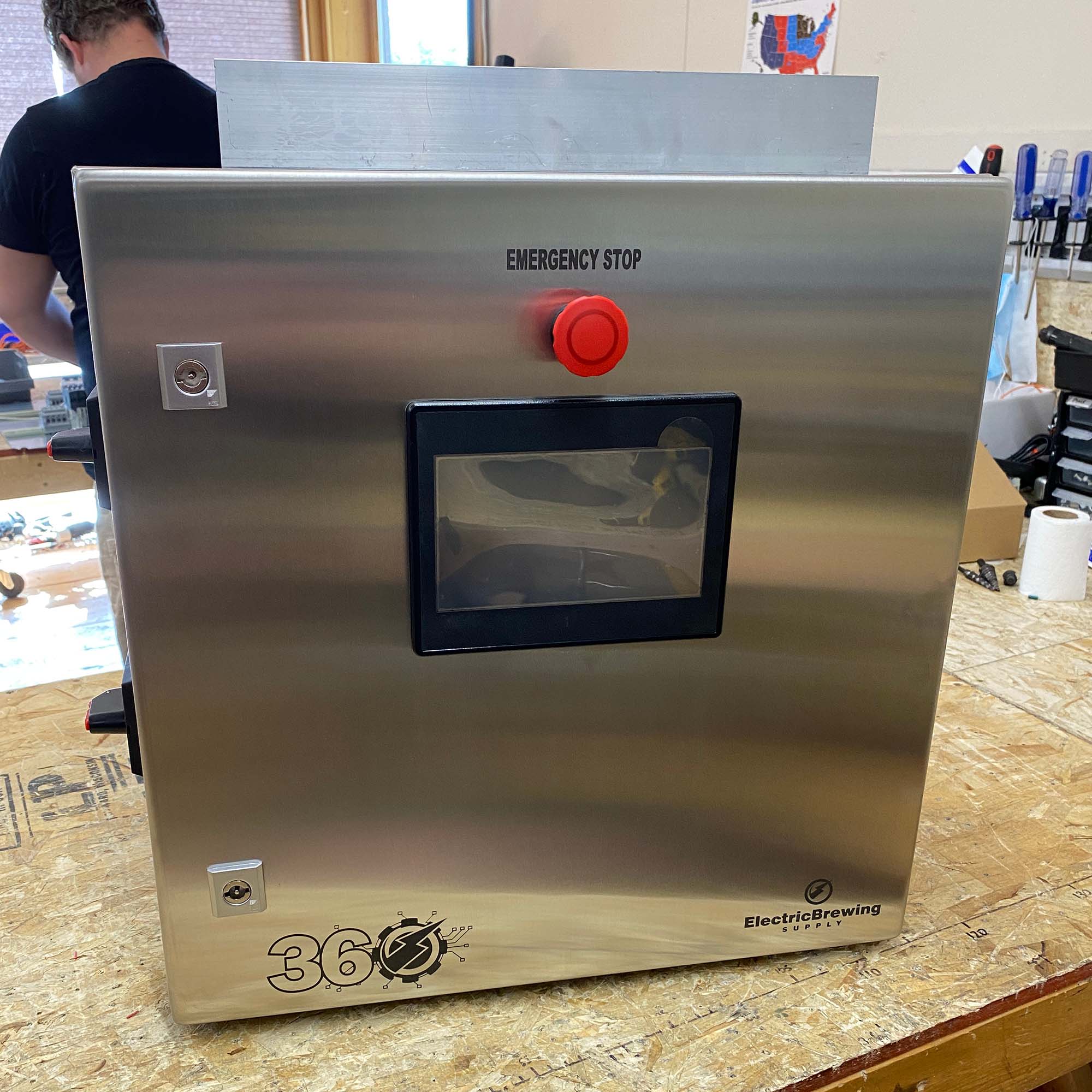 360 Nano Brewer Control System, Dual Vessel, 15k, dual feed, 7" display