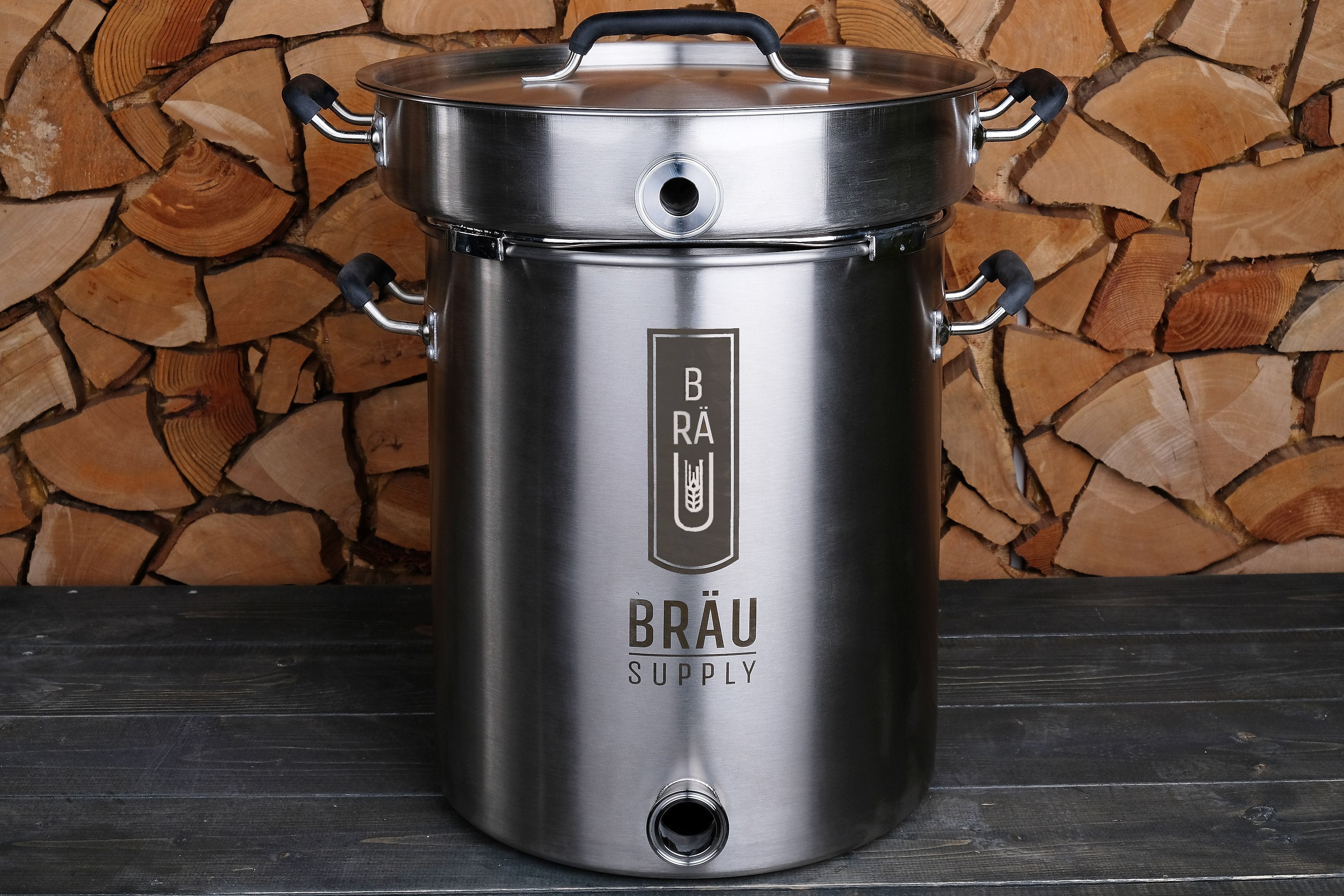 10G Bräu Brew Kettle And Grain Basket - - Bräu Supply