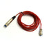 RTD sensor Cable, XLR to QD, Silicon Cable 3m Red
